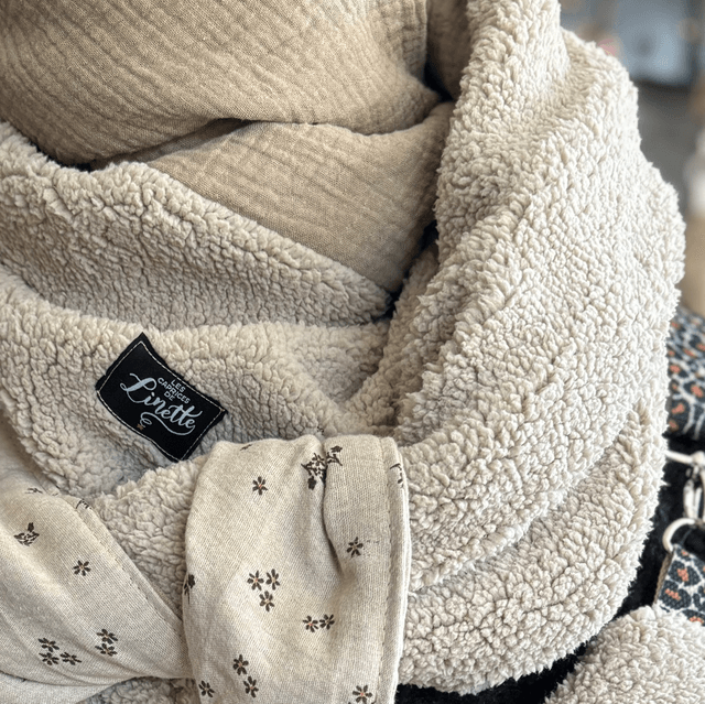 ÉCHARPE TEDDY BEIGE