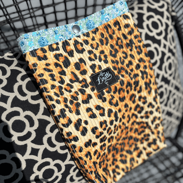 POCHETTE VELOURS LÉOPARD & LIBERTY 