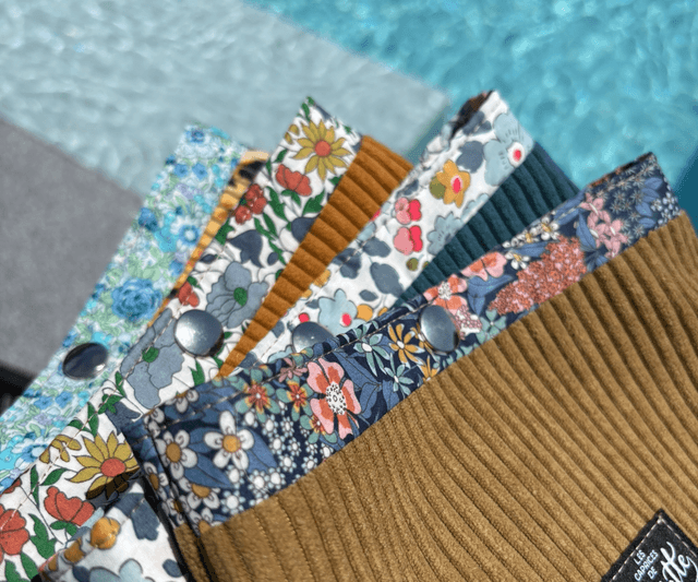 POCHETTE VELOURS CANARD & LIBERTY 