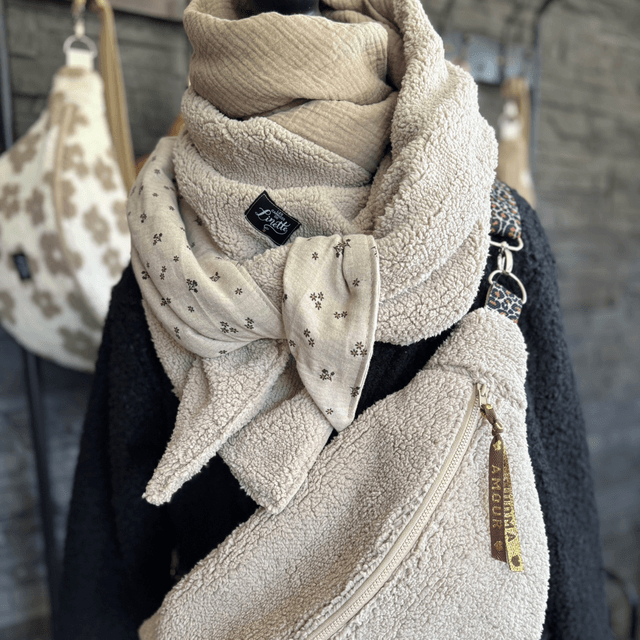 ÉCHARPE TEDDY BEIGE