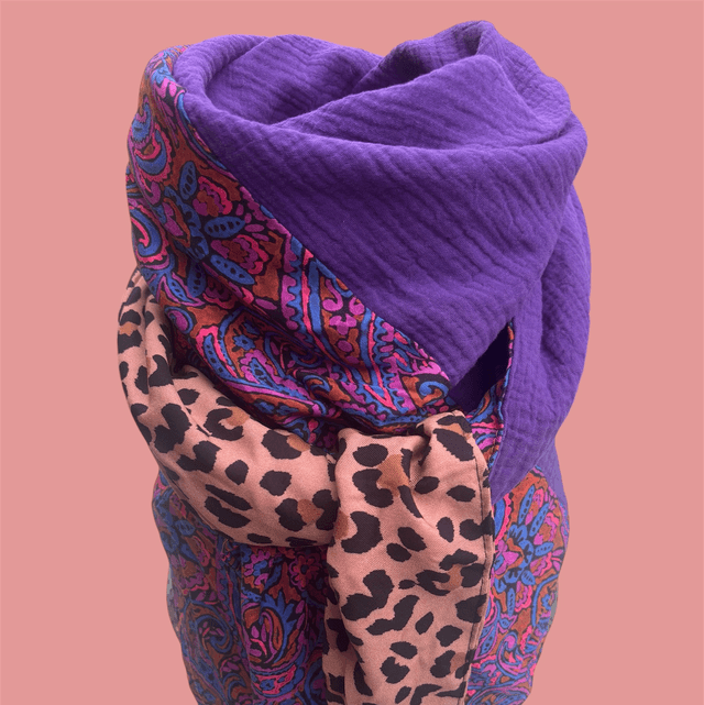 ÉCHARPE VIOLETTE AZULEROS 