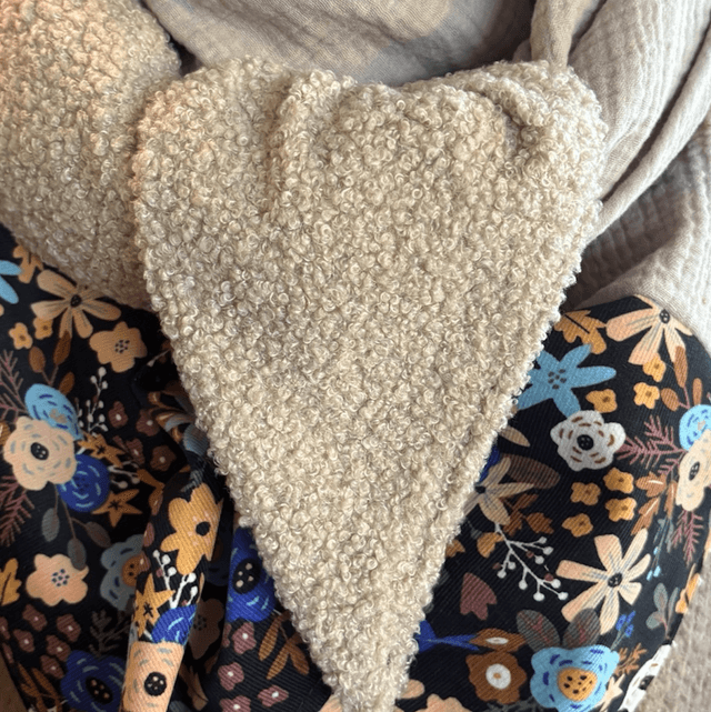 ÉCHARPE NEIGE D’AUTOMNE – Collection Jardin Secret