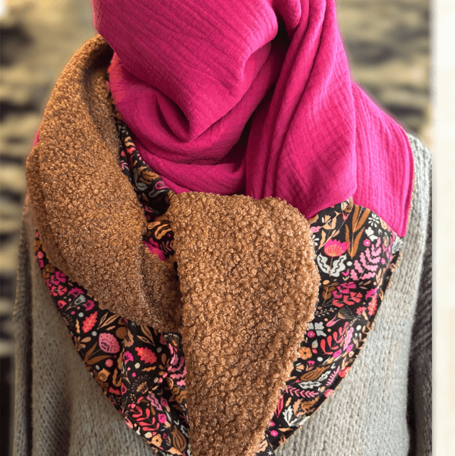 ÉCHARPE BAIE SAUVAGE – Collection Jardin Secret