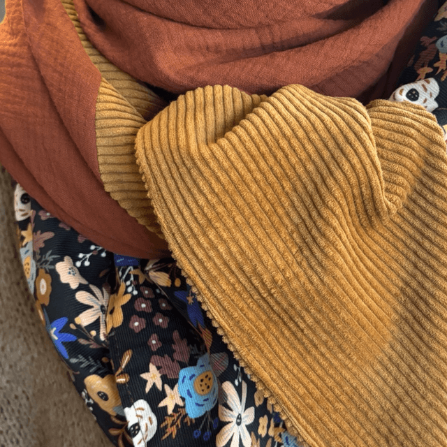 ÉCHARPE CUIVRE D’AUTOMNE – Collection Jardin Secret