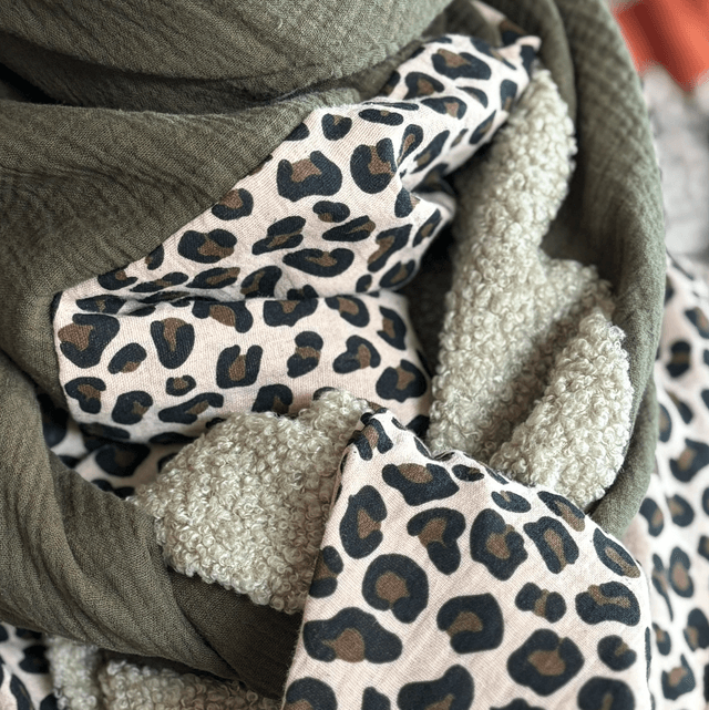 ÉCHARPE COCOON JUNGLE KAKI