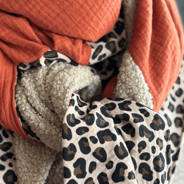 ÉCHARPE COCOON TERRACOTTA SAUVAGE