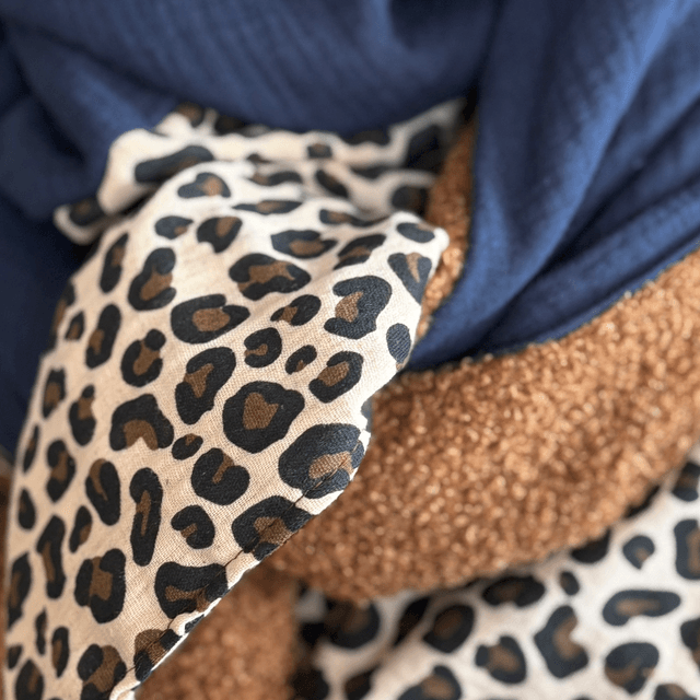 ÉCHARPE COCOON BLEUE NUIT